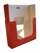 A4 broschyrställ med hjärtstöd.Format 223x60x265mm.