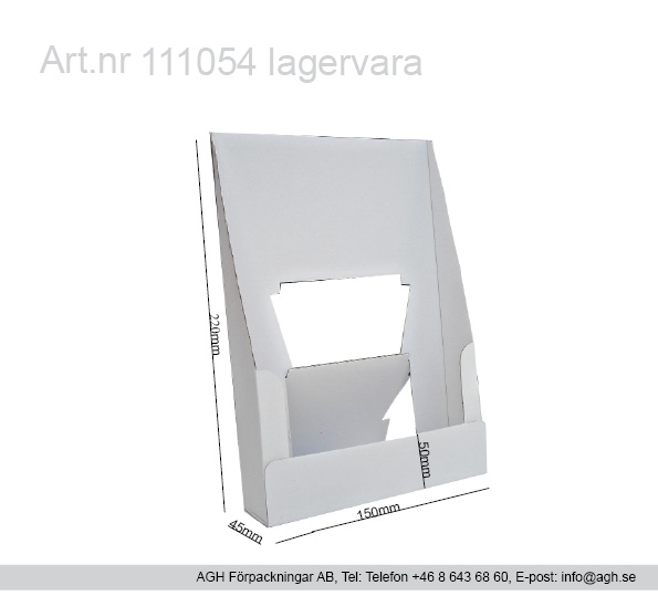 Kampanj Broschyrställ Format 150x45x220 mm A5